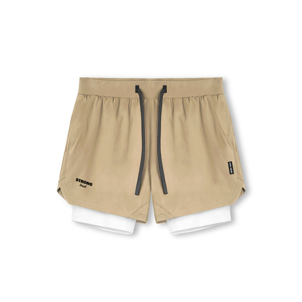 Beige - Compression Shorts 103 Strong Soul Shorts