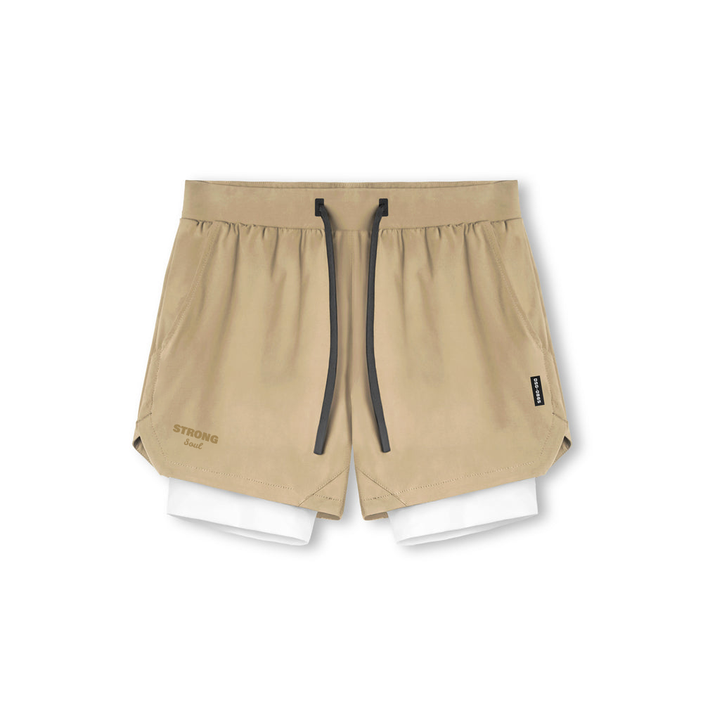PowerFlex - Beige Co-ord Set Strong Soul Shirts & Tops