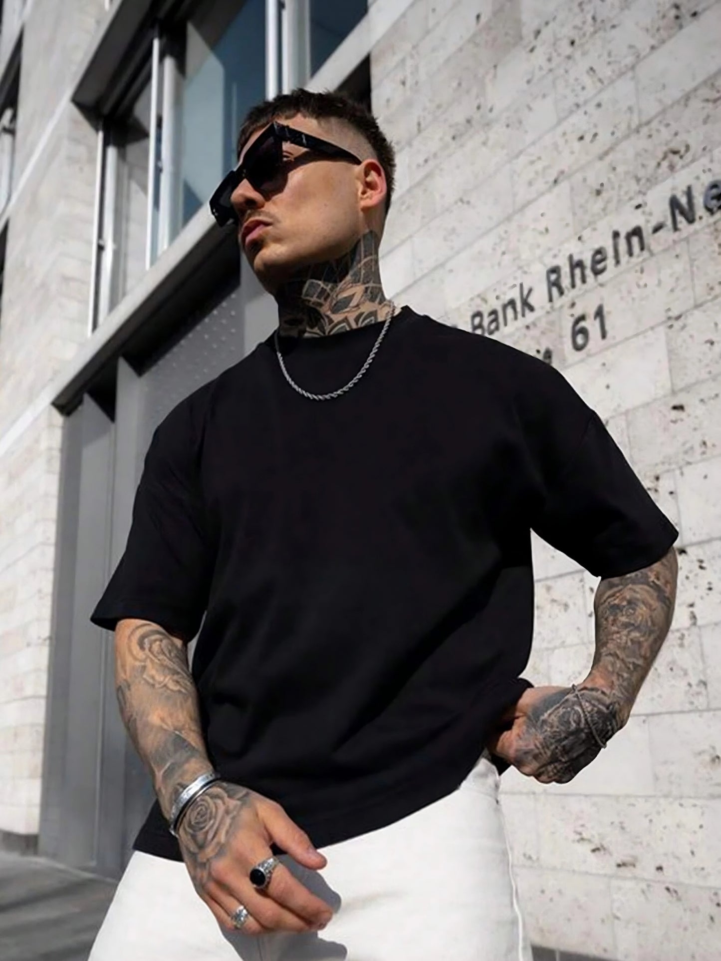 Positive Mind Vibes Life - Black - Gym Oversized T Shirt Strong Soul Shirts & Tops
