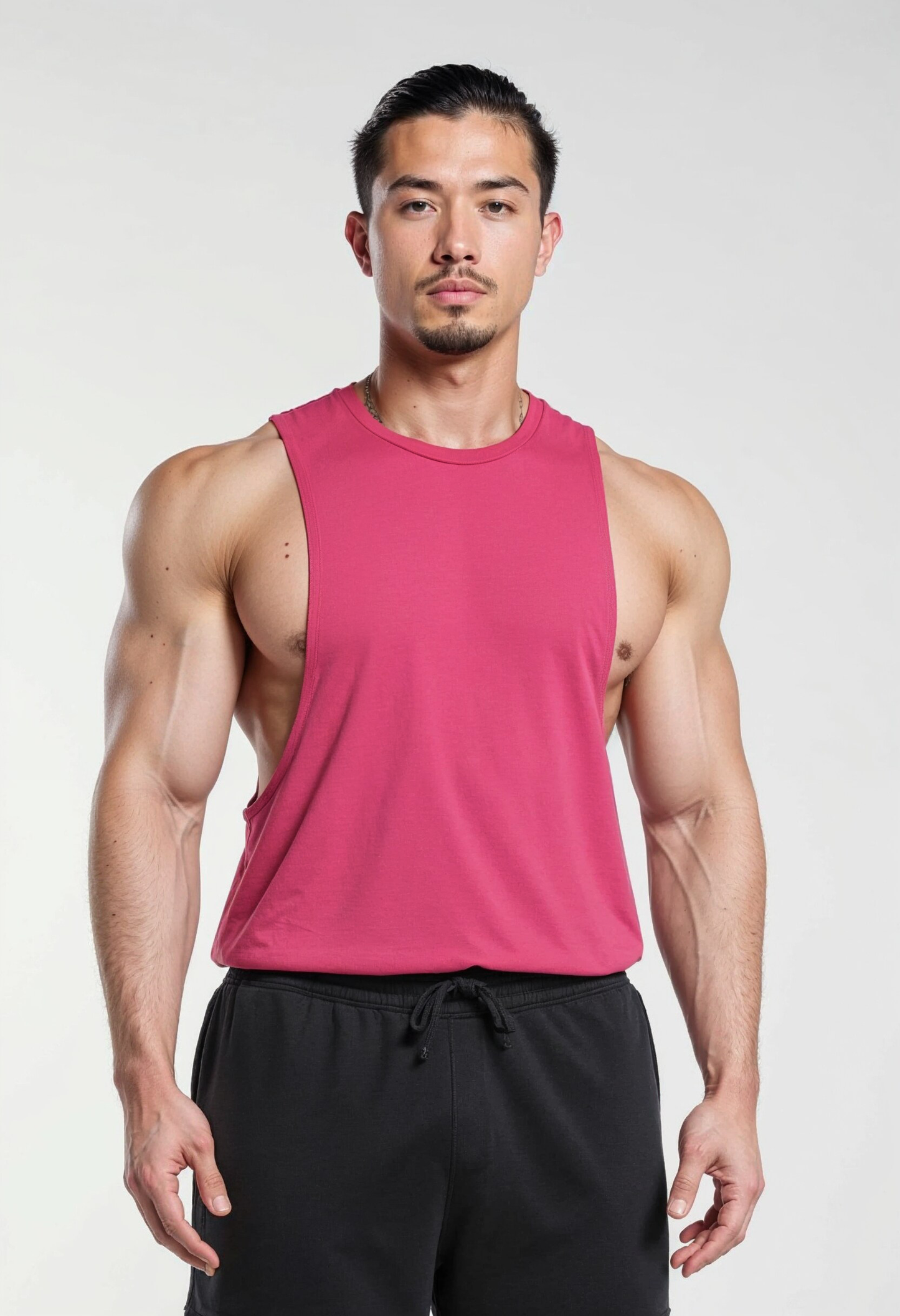 Deep Pink - T101 - Muscle Daddy - Drop Arm