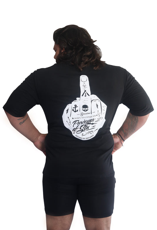 Purveyor of Sin - Gym Oversized T Shirt Strong Soul Shirts & Tops