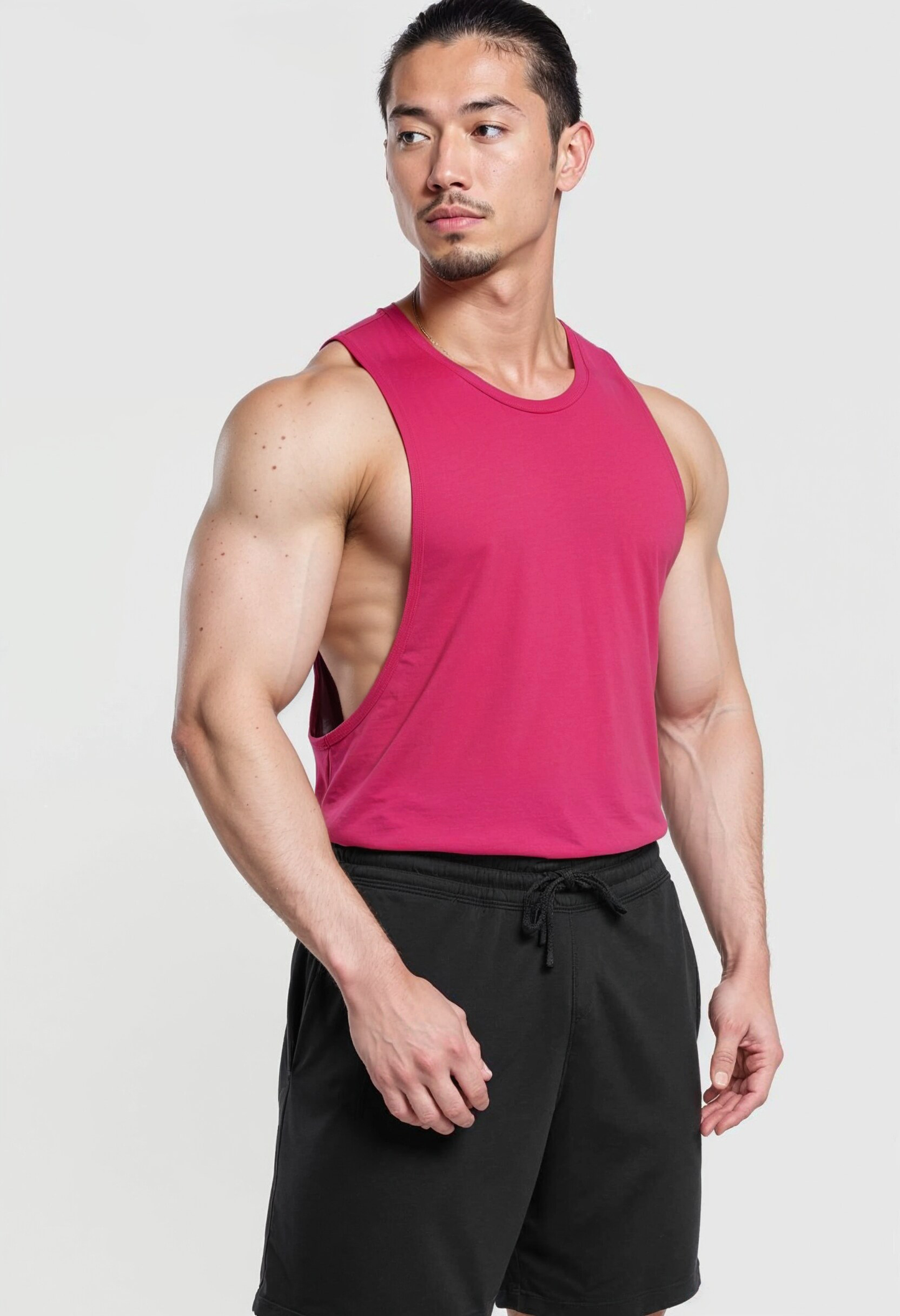 Deep Pink - T101 - Muscle Daddy - Drop Arm