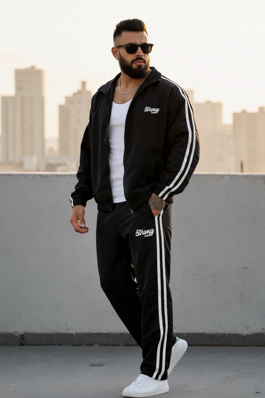 TS101 - Black - Summer TrackSuit