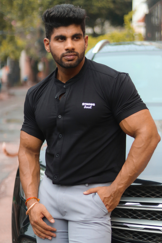 Plain Muscle Shirt Strong Soul Shirts & Tops