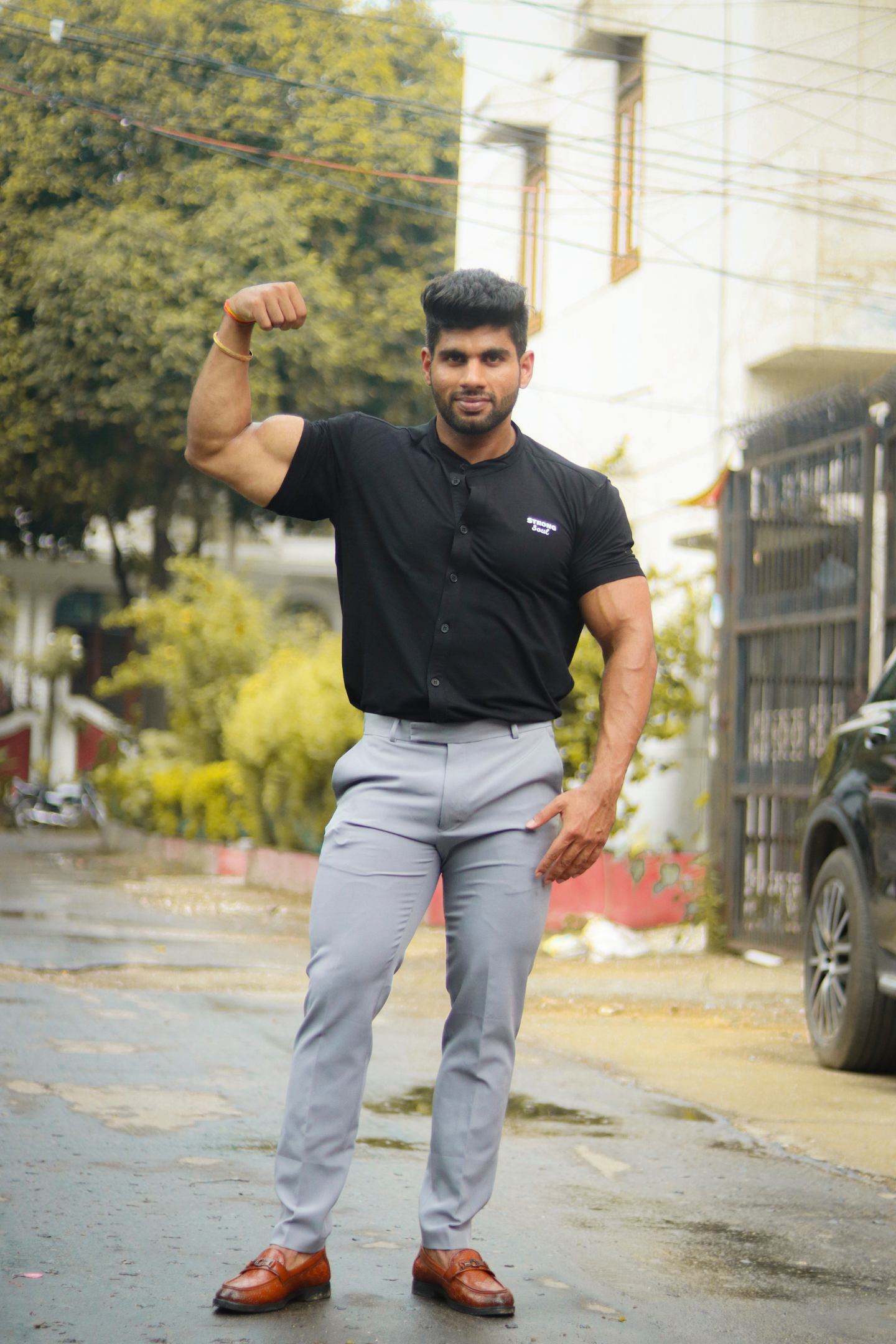 Plain Muscle Shirt Strong Soul Shirts & Tops