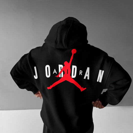 Jordan Fan Art - Black - Oversized Hoodie 400 GSM