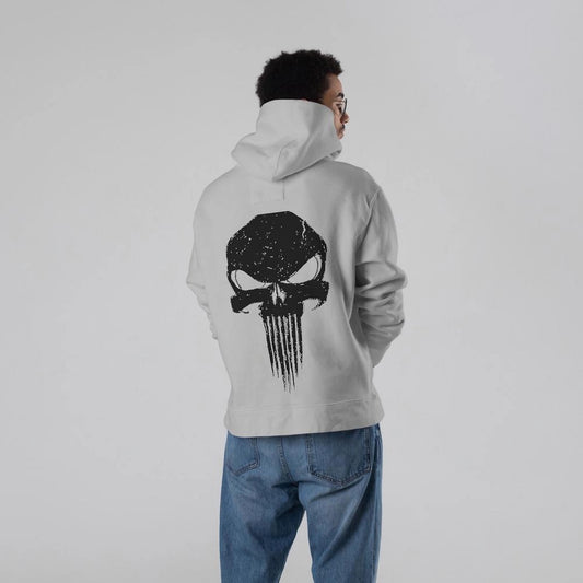 Punisher 2.0 - Light Grey - Unisex Hoodie Strong Soul Hoodie