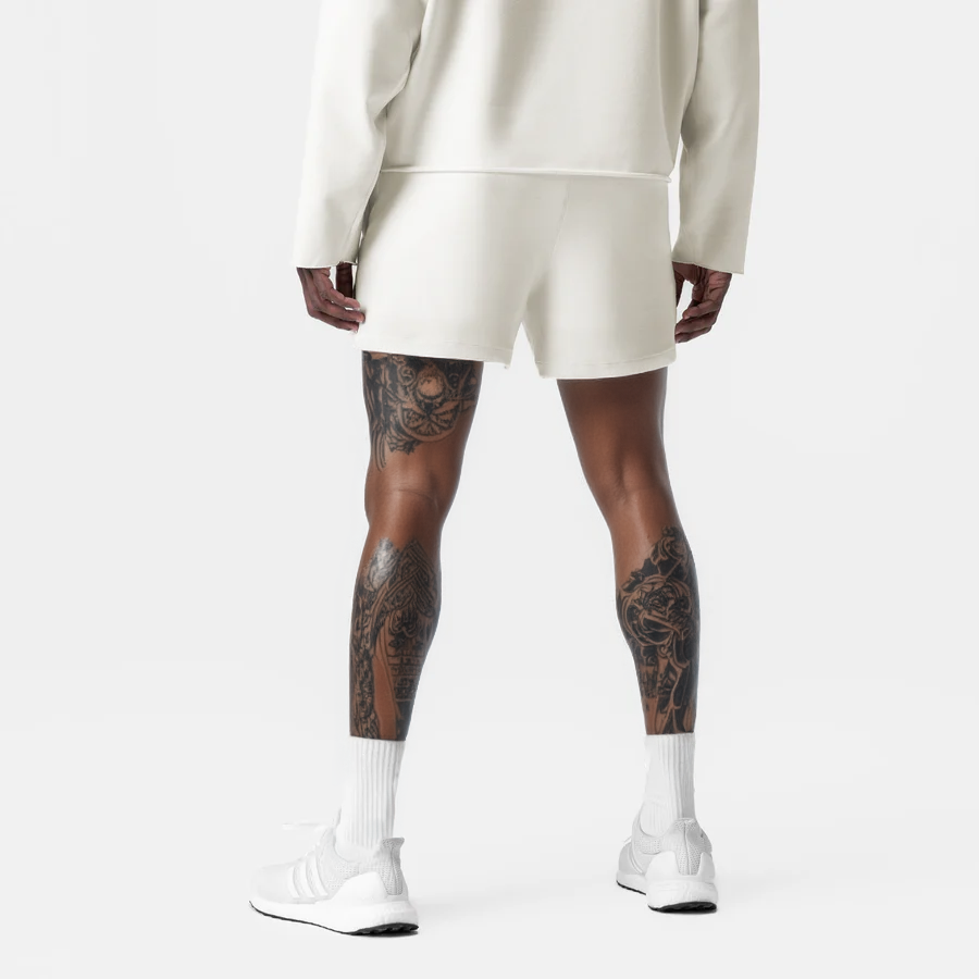 Flap Pocket T-Shorts & Shorts - White Beige - Co-ord Set Strong Soul Shirts & Tops