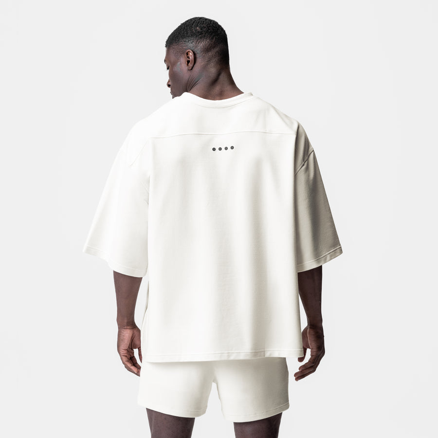 Flap Pocket T-Shorts & Shorts - White Beige - Co-ord Set Strong Soul Shirts & Tops