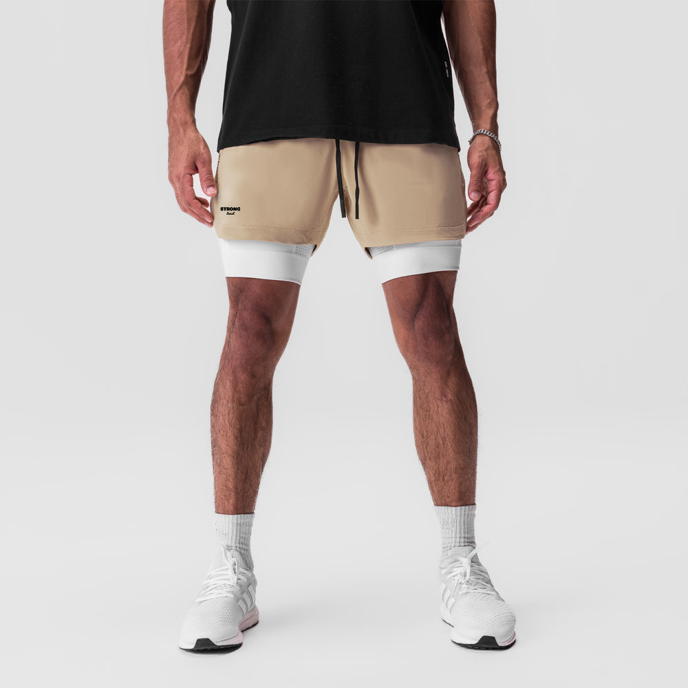 Beige - Compression Shorts 103 Strong Soul Shorts