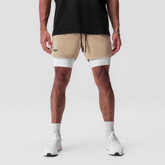 Beige - Compression Shorts 103 Strong Soul Shorts