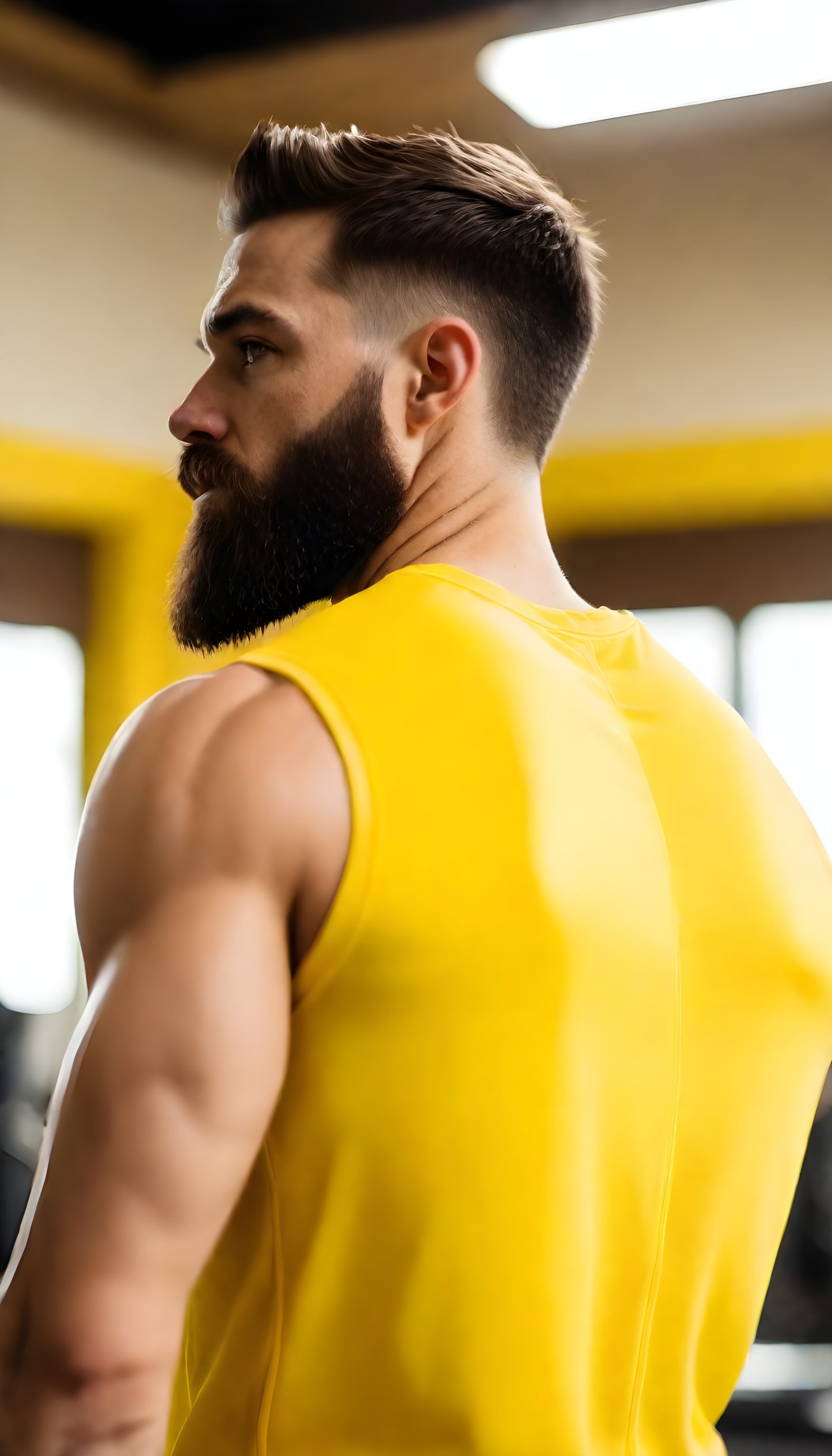 Yellow StrongFlex Elite Tank - Apple Cut Strong Soul Tanks