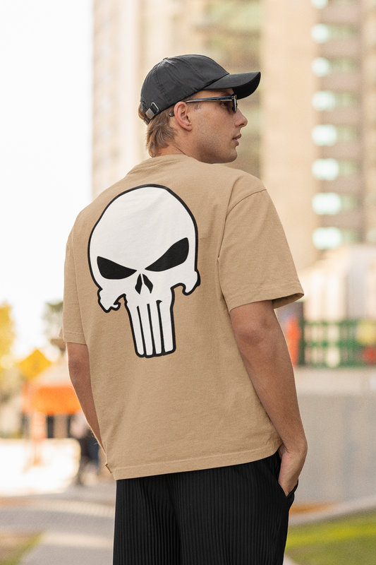 Big Punisher Beige - Oversized T Shirt Strong Soul Shirts & Tops