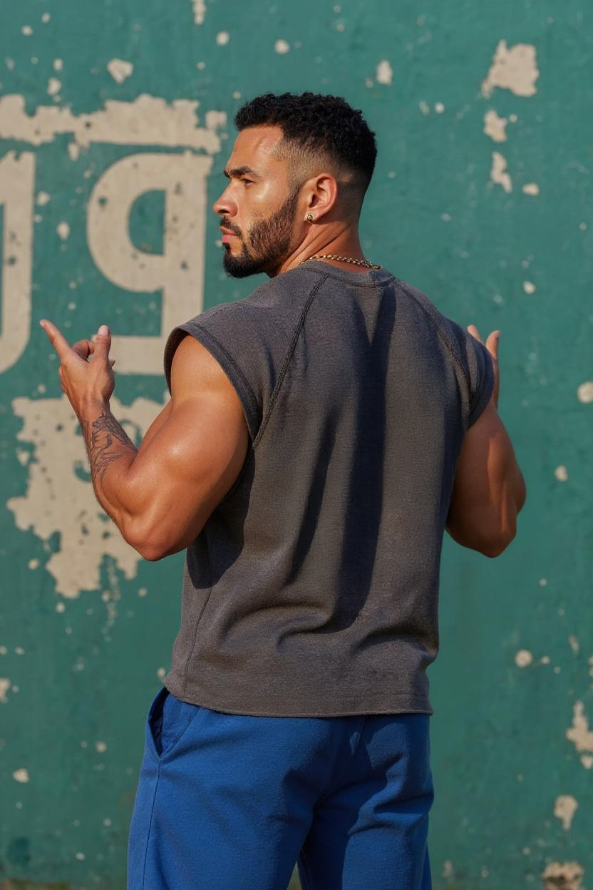 Black - T107 - Gym Vintage Cut Offs (Copy) Strong Soul Tanks
