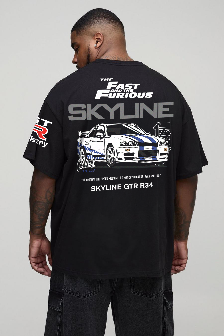 T-Shirt - Paul Walker Fast & Furious - Oversized