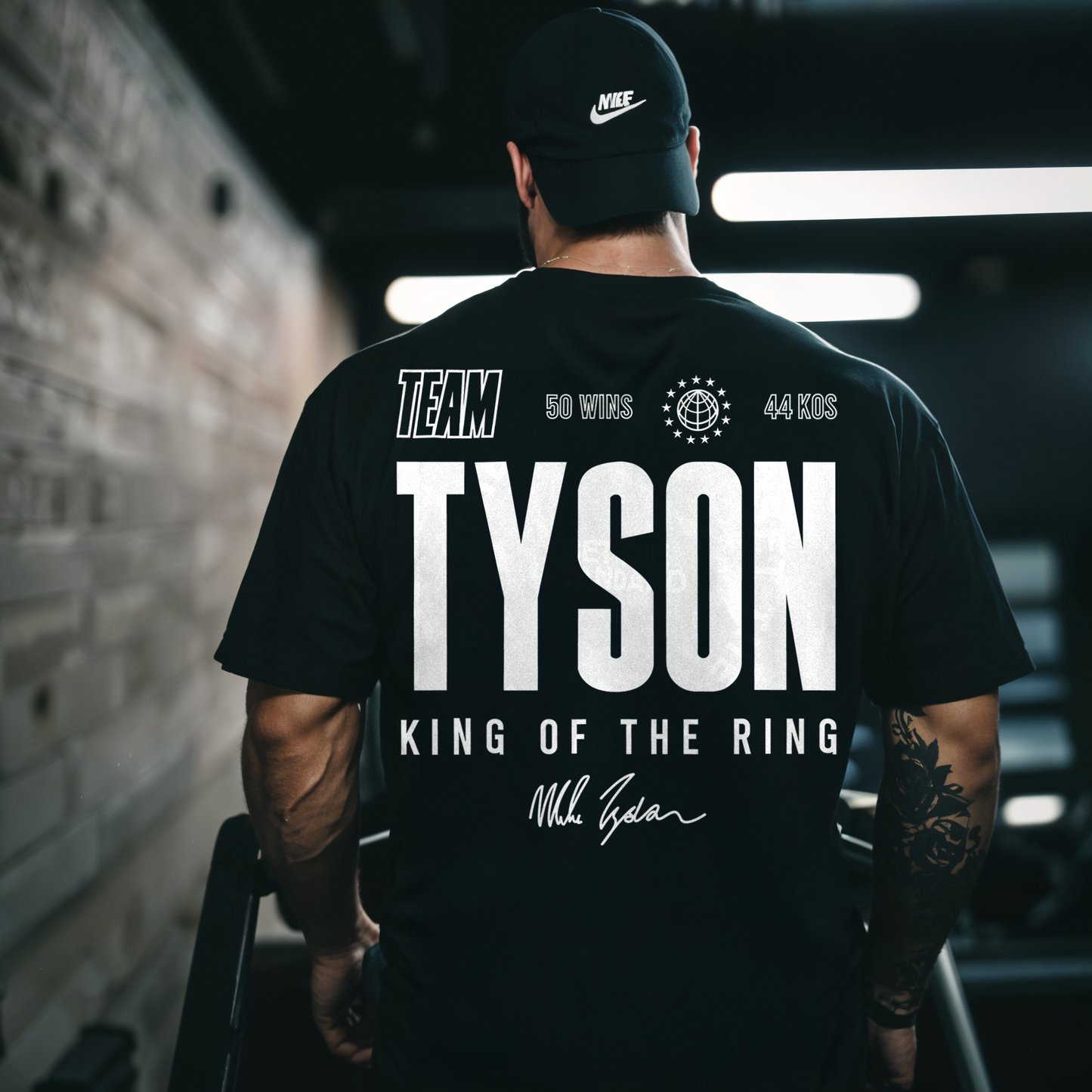 T-Shirt - Black - King Of The Ring - Oversized