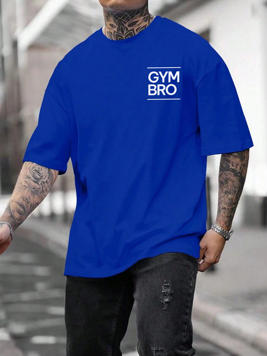 Gym Bro - Blue - Oversized T Shirt