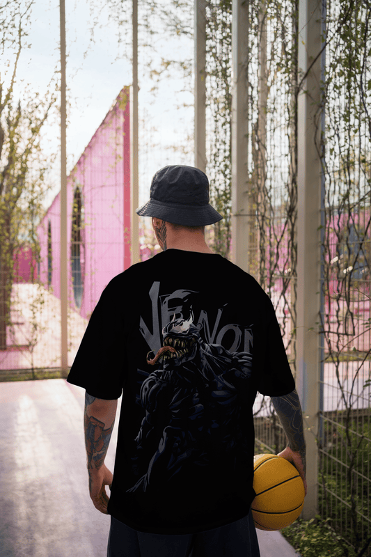 Venom - Black - Gym Oversized T Shirt Strong Soul Shirts & Tops