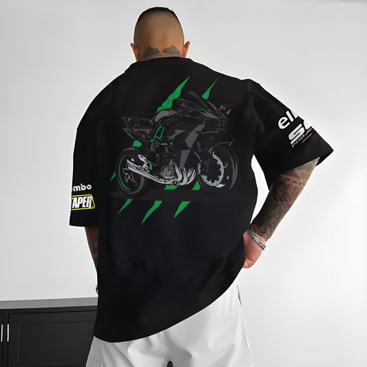 T-Shirt - Race with H2 - Oversized