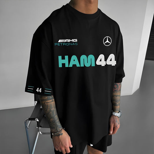 T-Shirt - AMG HAM44 - Oversized Strong Soul Shirts & Tops