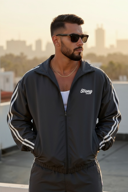TS101 - Charcoal - Summer TrackSuit