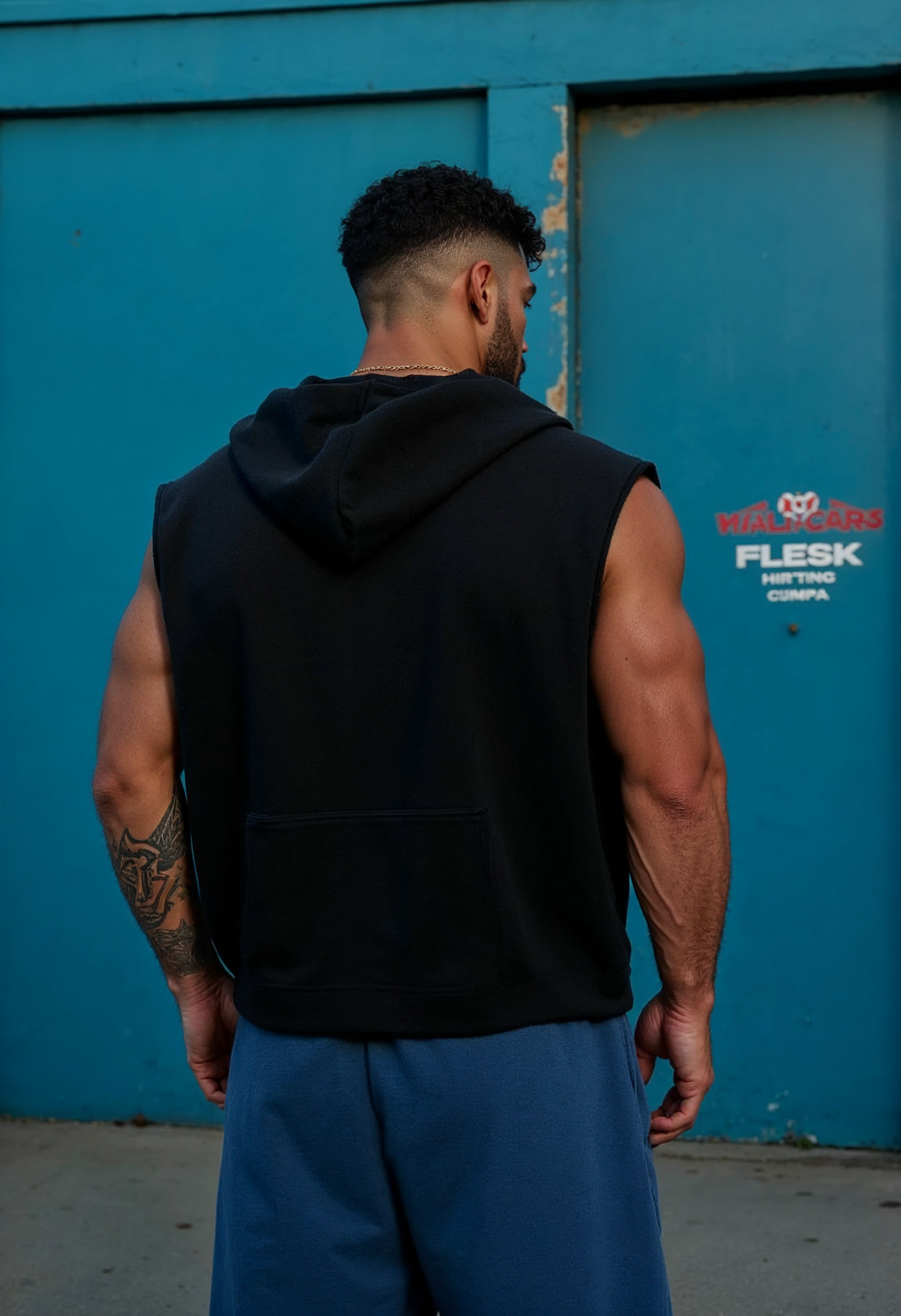 Black - T108 - Gym in my head - Gym Cut Offs Hoodie Strong Soul Tanks
