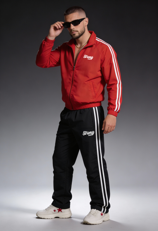 TS101 - Red + Black - Summer TrackSuit