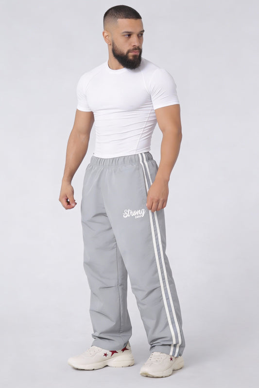 TS101 - Light Grey - Flagship TrackSuit Polyester Strong Soul Track Pants