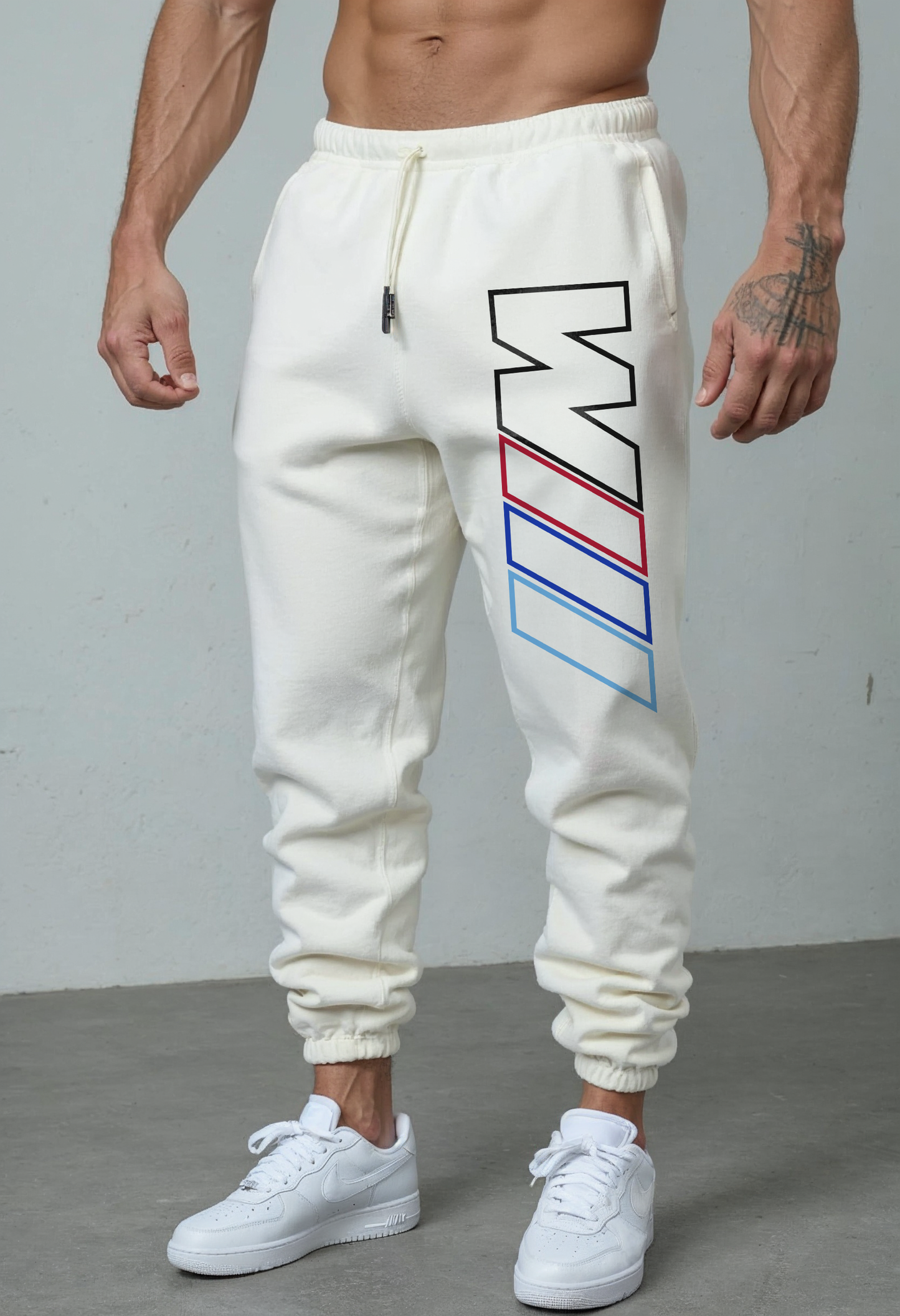 PowerLifter - Joggers P106 - Off White Strong Soul Track Pants