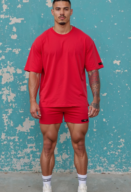 Red - Oversized 101 - Co-ord