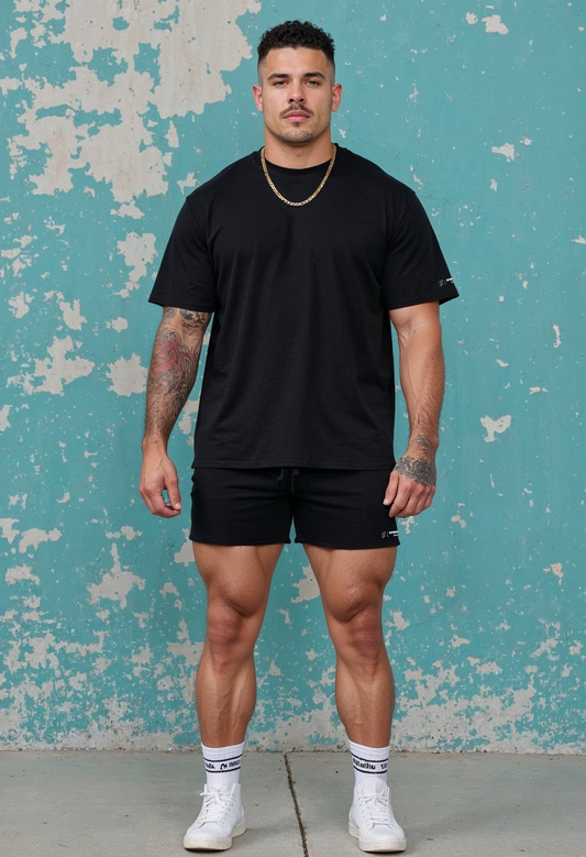 Black - Oversized 101 - Co-ord (Copy) Strong Soul