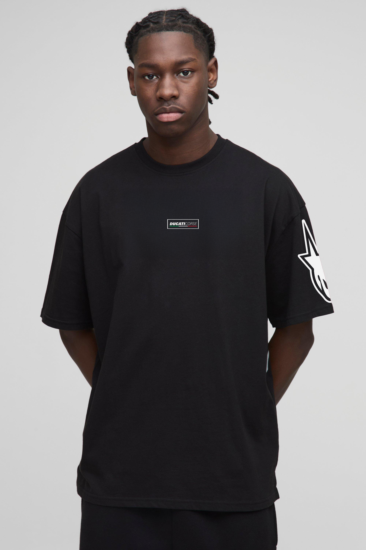 T-Shirt - Black - Ducati Corse - Oversized