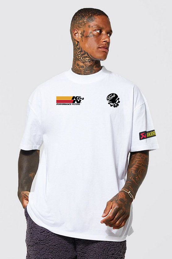 T-Shirt - Skull Mustang - Oversized