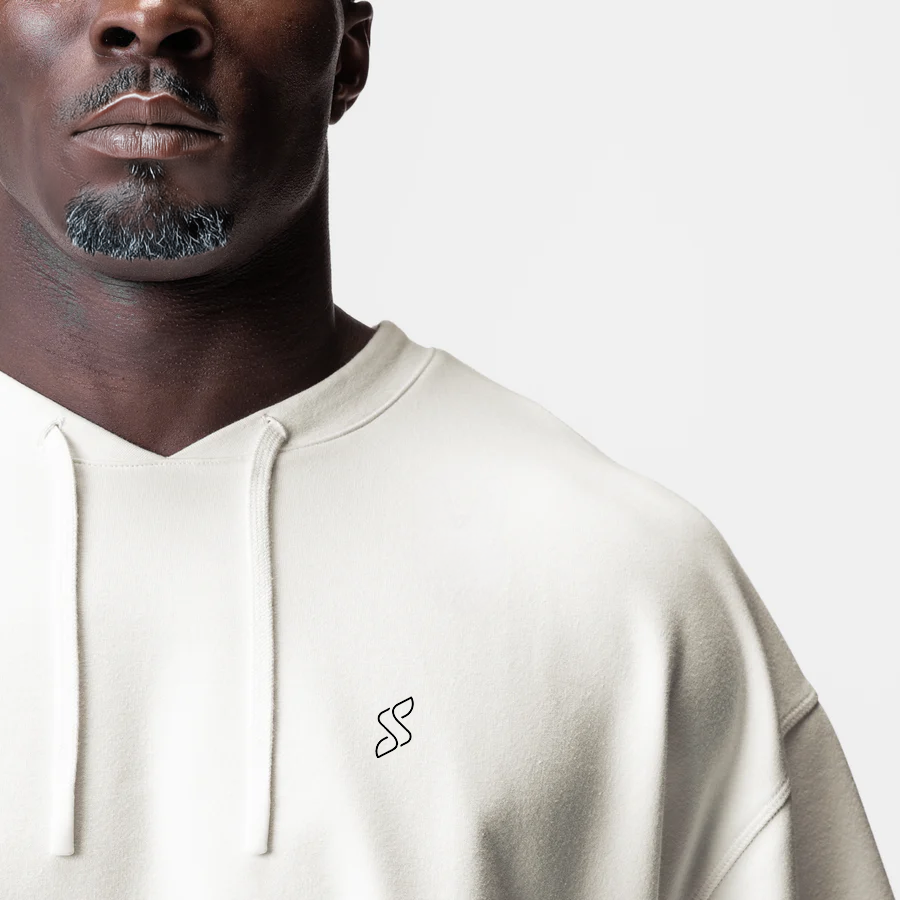 Flap Pocket T-Shorts & Shorts - White Beige - Co-ord Set Strong Soul Shirts & Tops