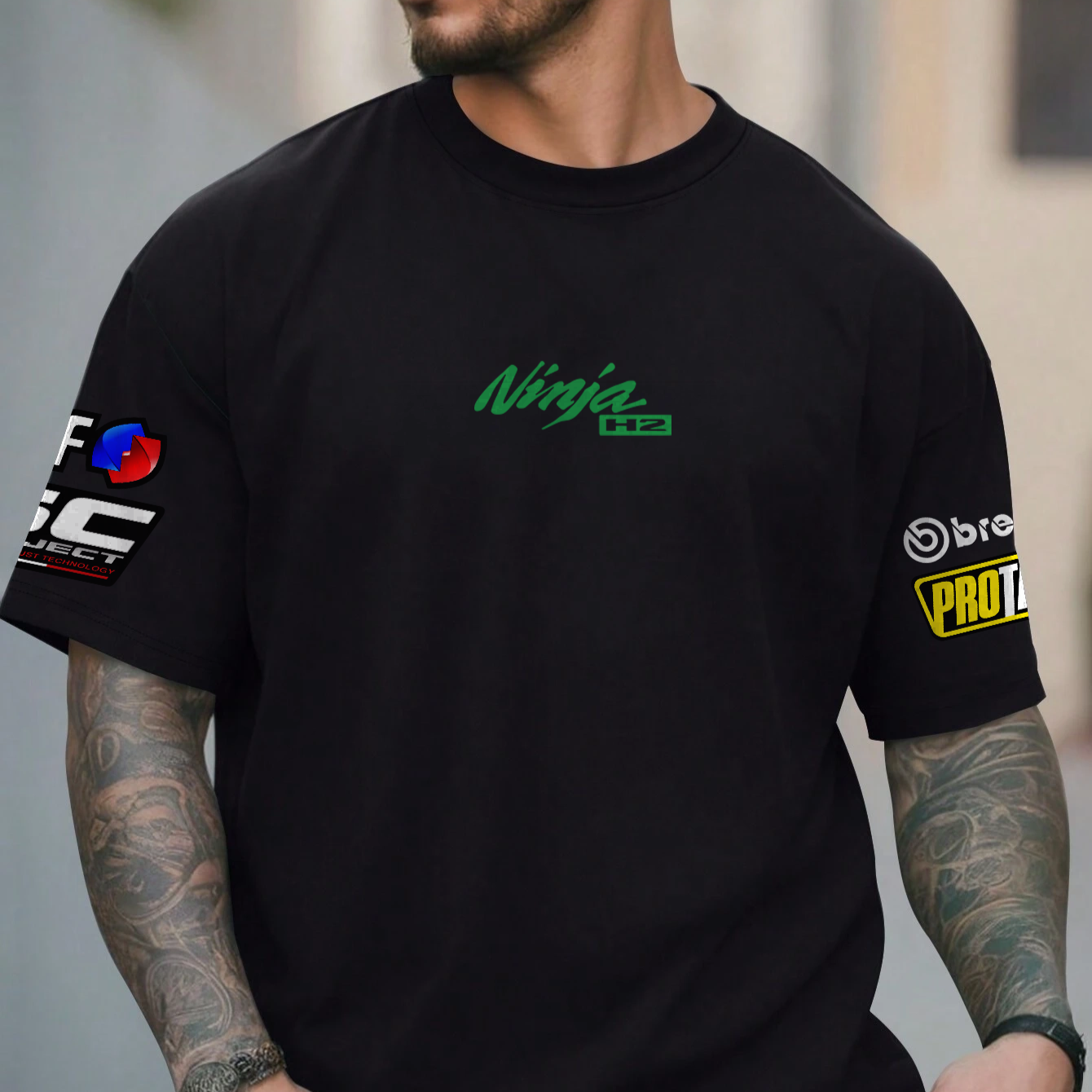 T-Shirt - Race with H2 - Oversized