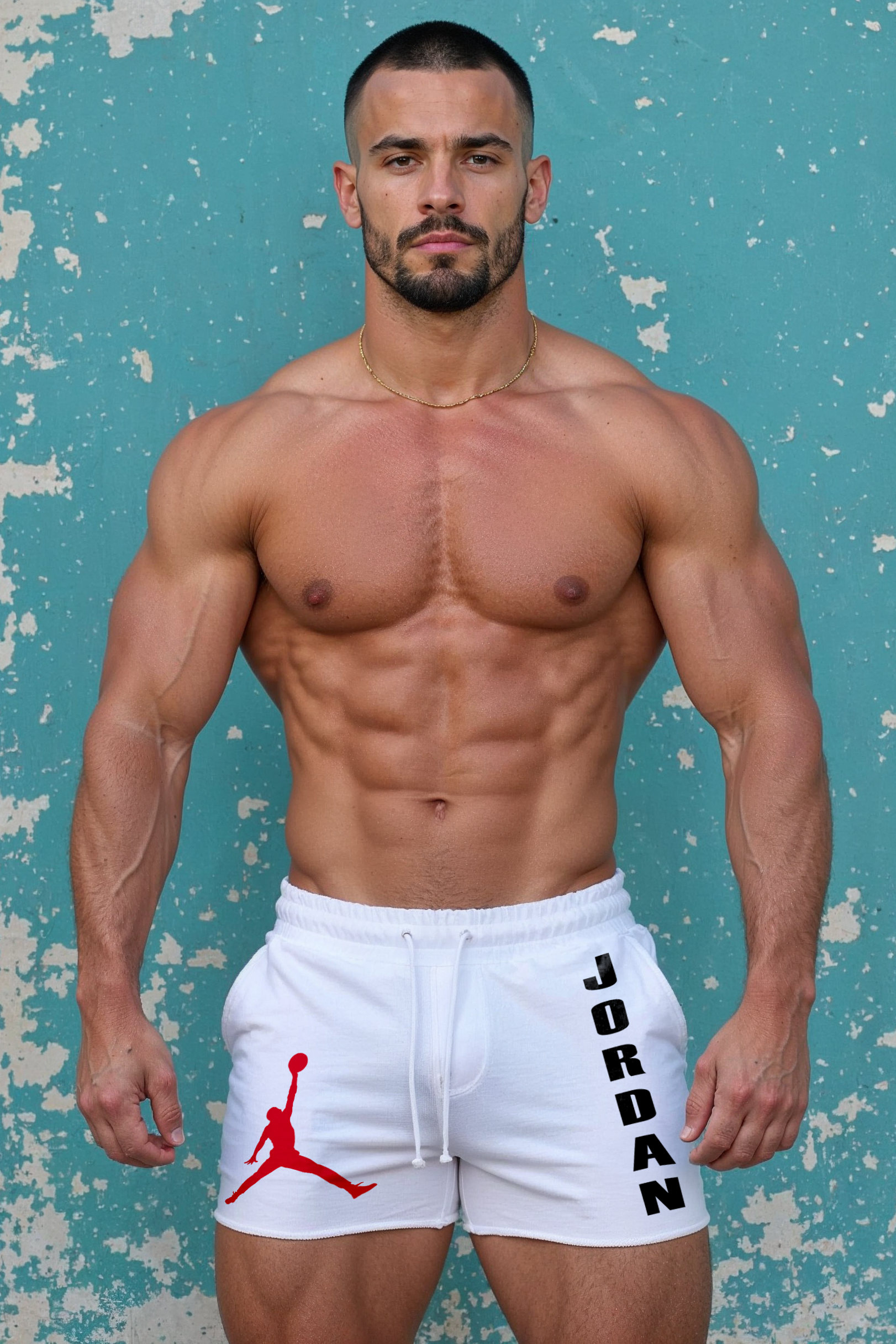 White - Built Different - Short Shorts 101 Strong Soul Shorts