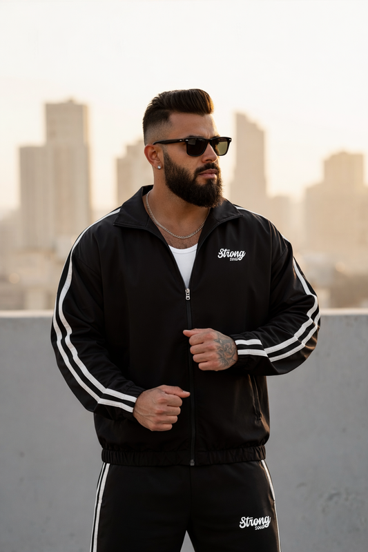 TS101 - Black - Summer TrackSuit