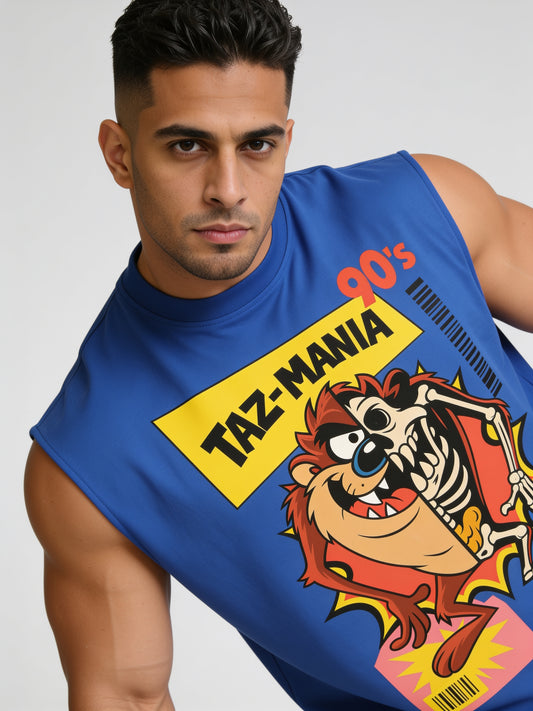 Royal Blue - T104 - Tazz - Crop Cut-Offs
