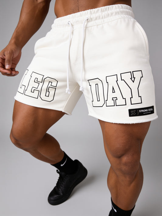 Short Shorts 101 - Leg Day - Off White
