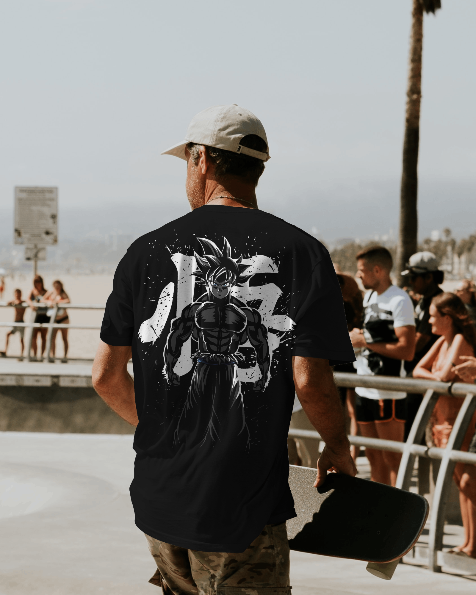 Goku Fight Gym Oversized T Shirt