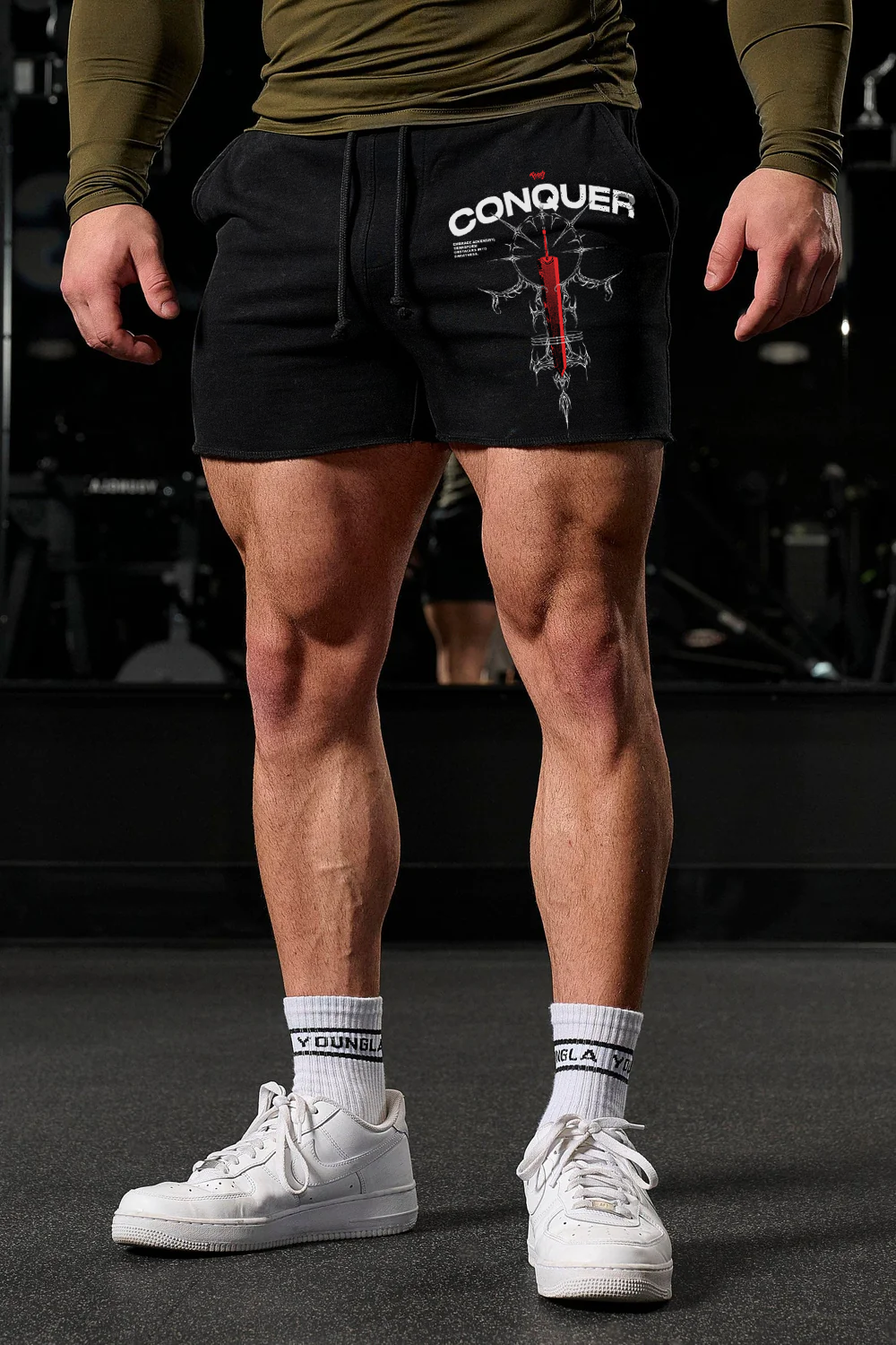 Black - Conquered - Short Shorts 101