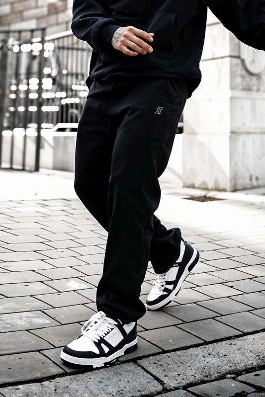 Black - Sweatpants - Cotton Fleece 104