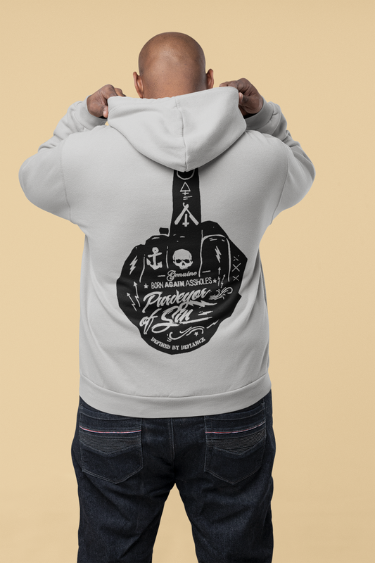 Purveyor of Sin - Grey - Unisex Hoodie Strong Soul Hoodie