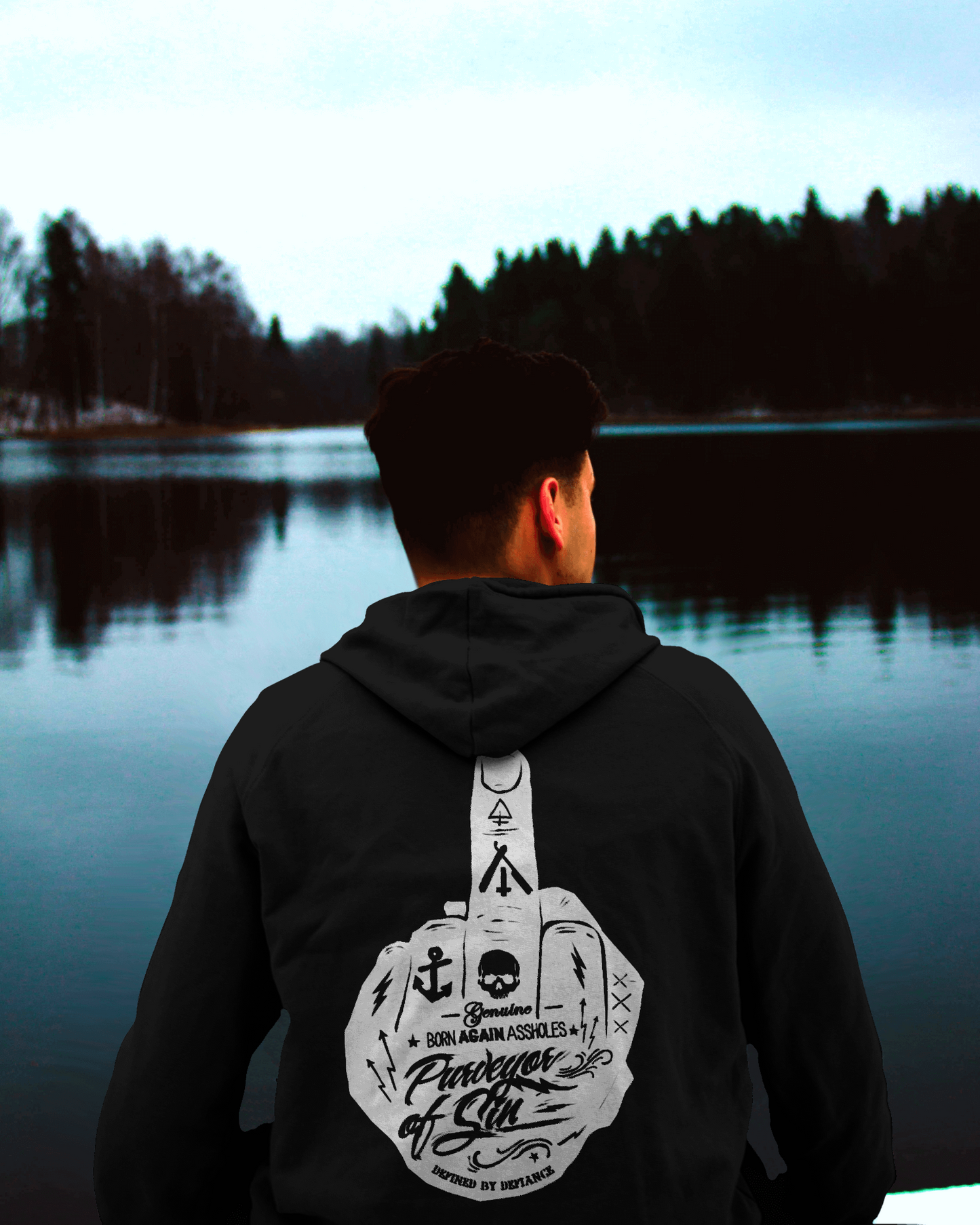 Purveyor of Sin - Black - Unisex Hoodie Strong Soul Hoodie