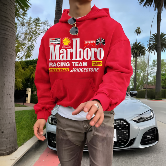 Racing Brands Hoodie - Red - Oversized Hoodie 400 GSM