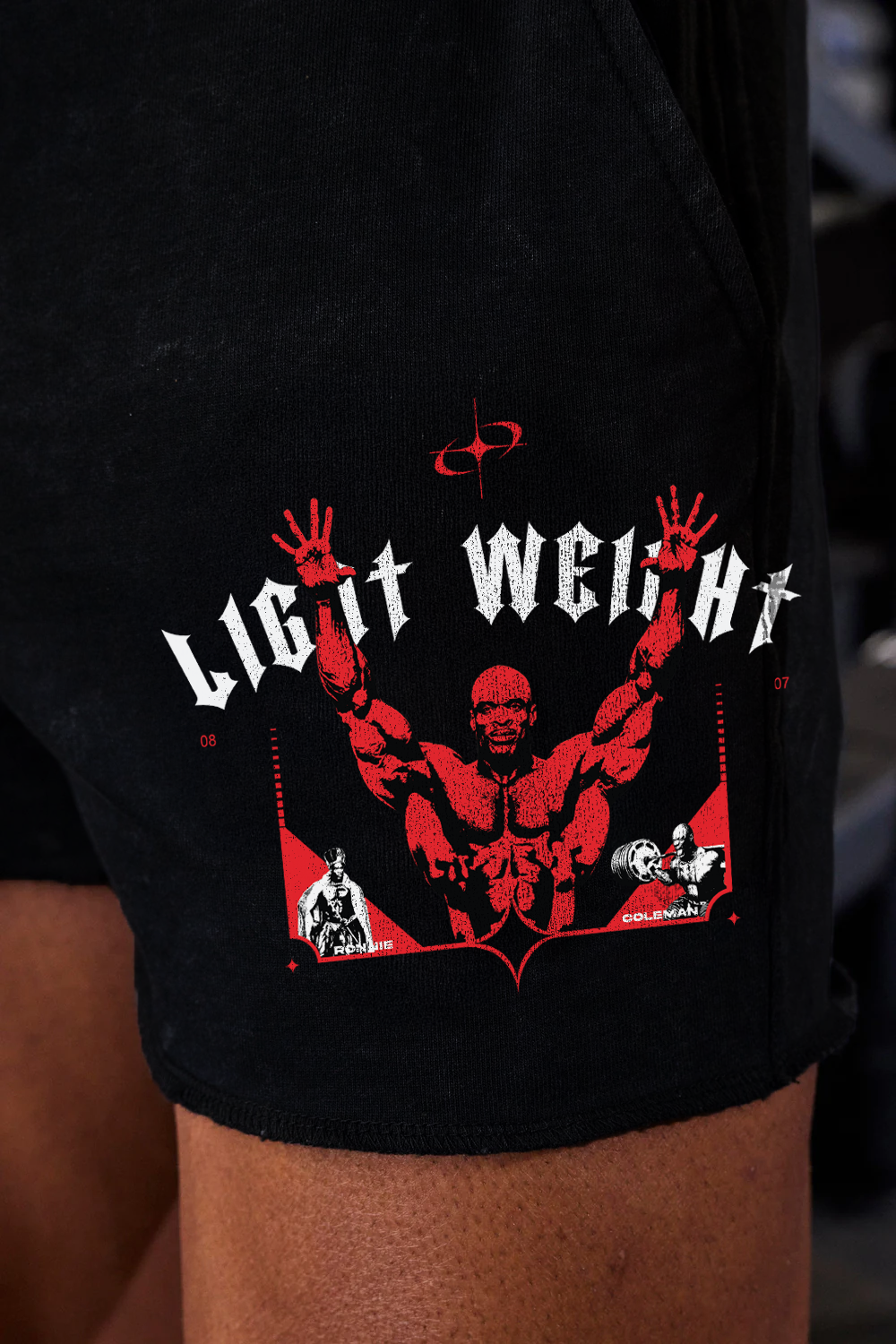 Black - Light Weight Baby - Short Shorts 101 Strong Soul Shorts