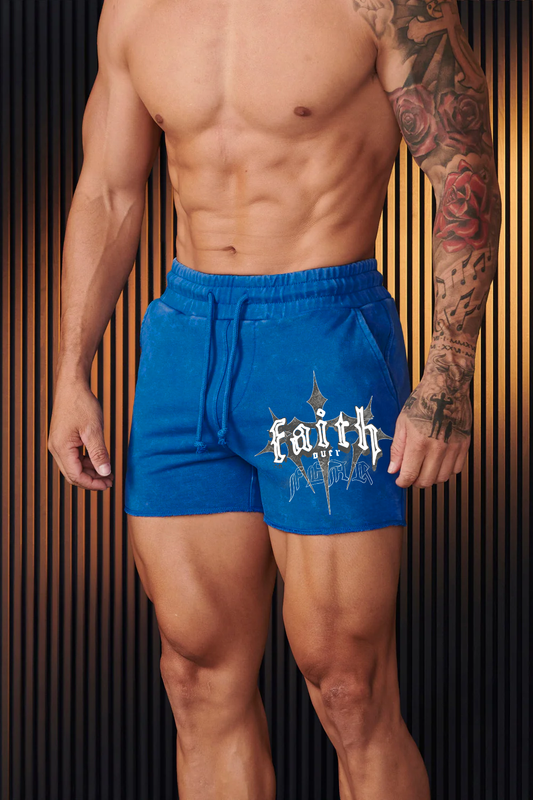 Royal Blue - Faith Over Fear - Short Shorts 101