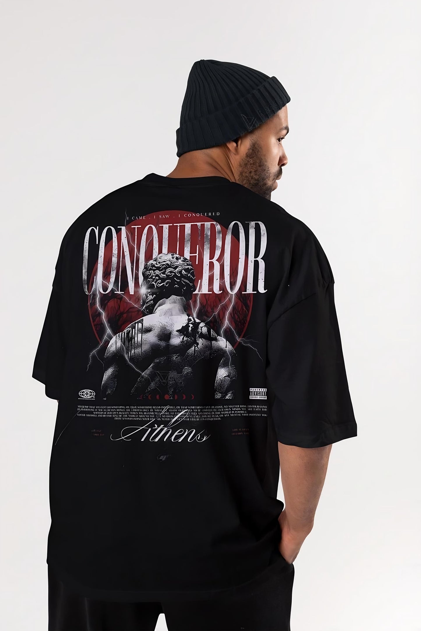 Conqueror - Oversized T Shirt Strong Soul Shirts & Tops