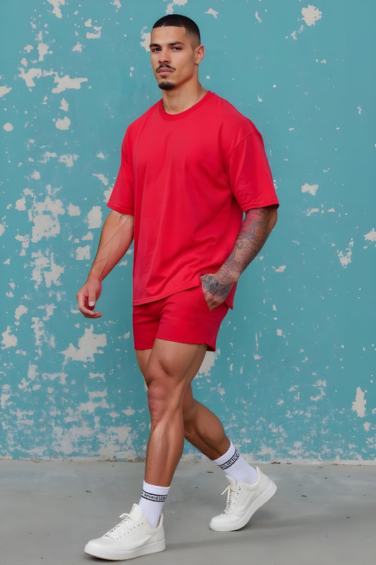 Red - Oversized 101 - Co-ord