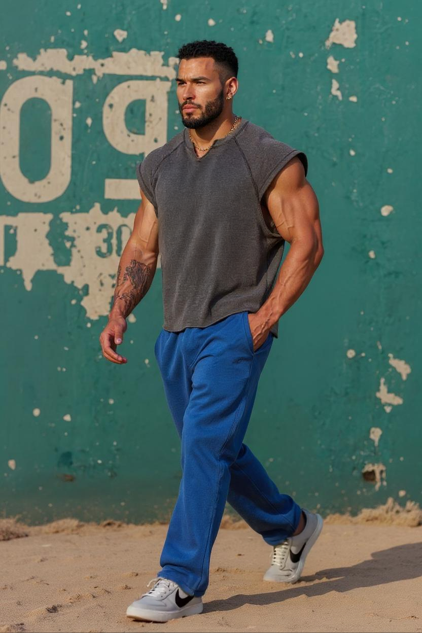 Black - T107 - Gym Vintage Cut Offs (Copy) Strong Soul Tanks